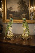 Chandelier (2) - Porcelaine, Bronze - Paire exclusive de