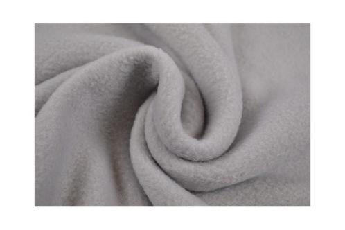 10 meter fleece stof - zilvergrijs - Anti Pilling Fleece, Hobby en Vrije tijd, Stoffen en Lappen, 120 cm of meer, 200 cm of meer