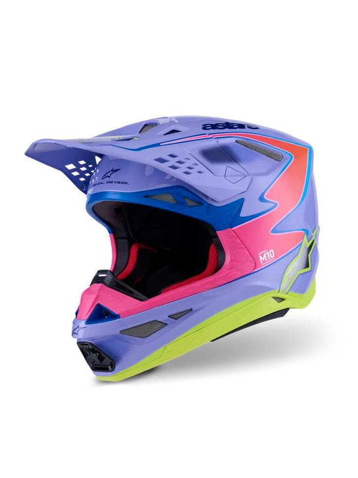 Alpinestars SM10 Jett Helmet – Purple/Pink – XL, Motoren, Onderdelen | Overige, Verzenden