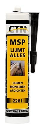 CTN MSP sterk verlijmende kit GRIJS (2281G), Doe-het-zelf en Bouw, Verzenden, Nieuw