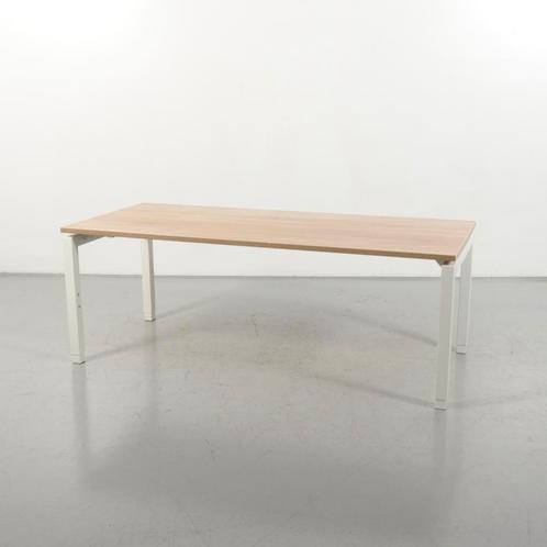 Bureau Solidesk - 180 x 80 cm - Zand eiken blad, Huis en Inrichting, Bureaus, Gebruikt, Ophalen of Verzenden