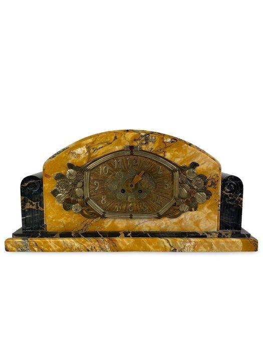 Pendule - Lardot & Boyon - Art Deco Marmer - 1920-1930 -, Antiek en Kunst, Kunst | Designobjecten