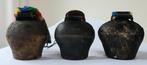 Decoratieve bel - met Leren riem - Zwitserland - 3 Grote