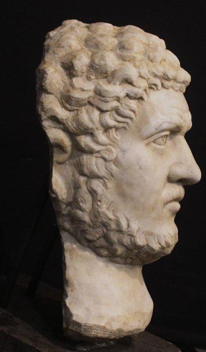 sculptuur, Scultura, Antica testa di Caracalla - 73 m -, Antiek en Kunst, Antiek | Keramiek en Aardewerk