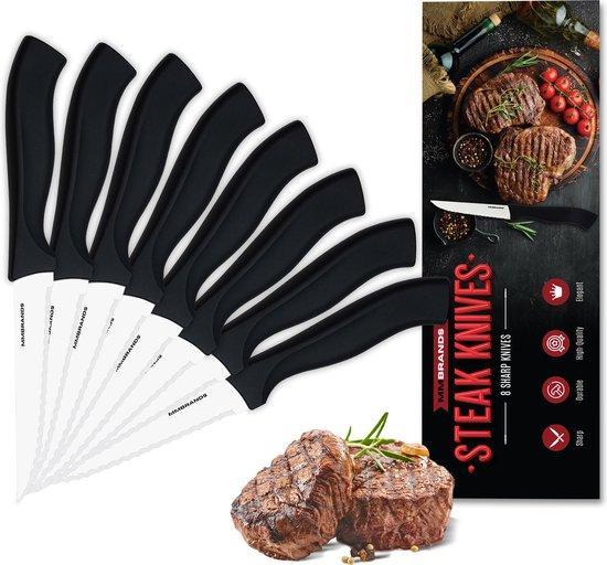 Tweedekans | MM Brands Steakmessen - Messenset - Kartelmes -, Huis en Inrichting, Keuken | Keukenbenodigdheden, Ophalen of Verzenden