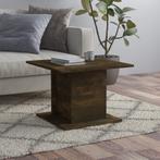 vidaXL Salontafel 55,5x55,5x40 cm bewerkt hout gerookt, Huis en Inrichting, Verzenden, Nieuw
