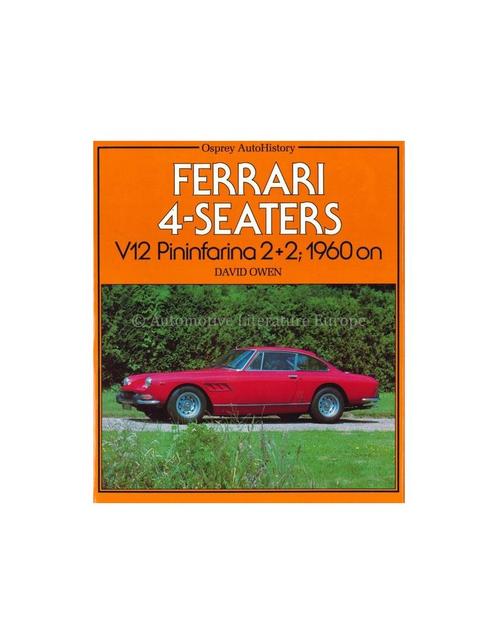FERRARI 4-SEATERS, V12 PINFARINA 2 + 2, 1960 ON (OSPREY, Livres, Autos | Livres