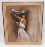 Domingo Alvarez Gomez (1942) - Elegancia discreta, Antiek en Kunst, Kunst | Schilderijen | Klassiek