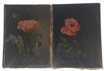 onbekend - Twee Olieverfwerken van Bloemen, Antiek en Kunst