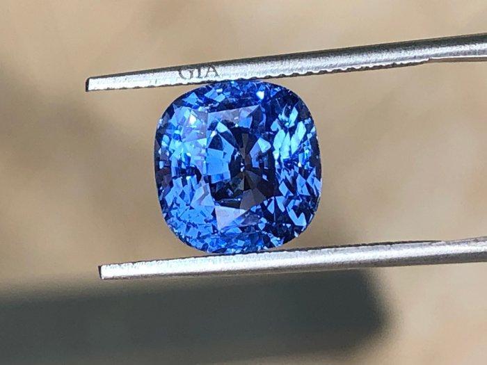 1 pcs Blauw Saffier - 7.90 ct - Gemological Institute of, Handtassen en Accessoires, Edelstenen
