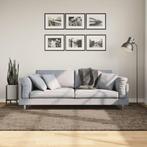 vidaXL Vloerkleed ISTAN hoogpolig glanzend 160x230 cm grijs, Huis en Inrichting, Verzenden, Nieuw