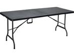 Veiling - ERRO Vouwtafel 180x74cm - zwart, Nieuw