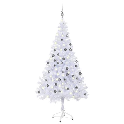 vidaXL Kunstkerstboom met verlichting en kerstballen 230, Divers, Noël, Envoi