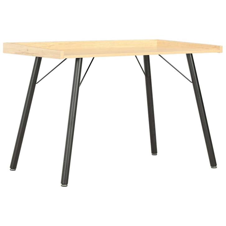 vidaXL Bureau 90x50x79 cm eikenkleurig, Huis en Inrichting, Bureaus, Nieuw, Verzenden