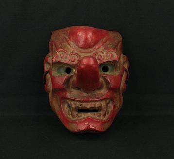Mask - Papier, tissu, chanvre, plâtre, argile, etc. -