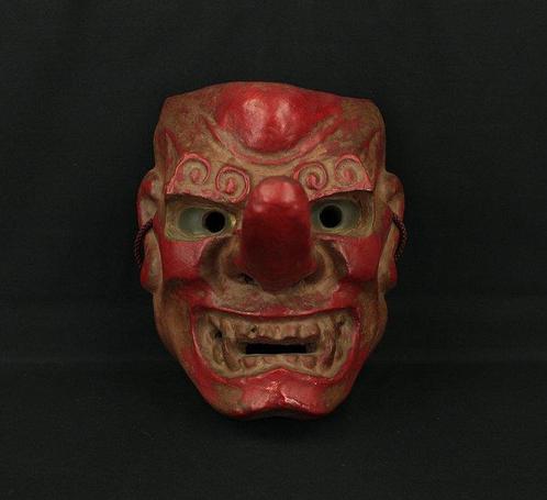Mask - Papier, tissu, chanvre, plâtre, argile, etc. -, Antiek en Kunst, Antiek | Overige Antiek