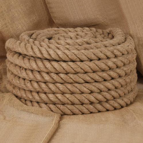 vidaXL Touw 25 m lang 30 mm dik jute, Doe-het-zelf en Bouw, IJzerwaren en Bevestigingsmiddelen, Nieuw, Verzenden