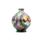 Camille Fauré - Vase - Rare vase en émail sur cuivre en