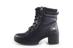Mustang Veterboots in maat 38 Zwart | 5% extra korting, Verzenden, Zwart, Overige typen, Zo goed als nieuw