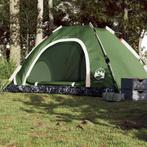 vidaXL Tent 5-persoons snelontgrendeling groen, Caravans en Kamperen, Verzenden, Nieuw