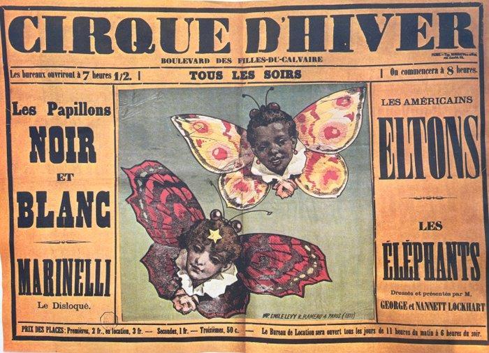 Émile Lévy, R. Rameau 4, Paris - CIRQUE D’HIVER (Boulevard, Antiek en Kunst, Kunst | Tekeningen en Fotografie