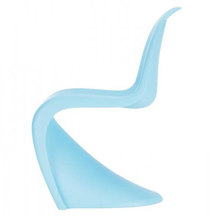Kinderstoel Panton stoel glanzend Lichtblauw, Kinderen en Baby's, Kinderstoelen, Nieuw, Verzenden