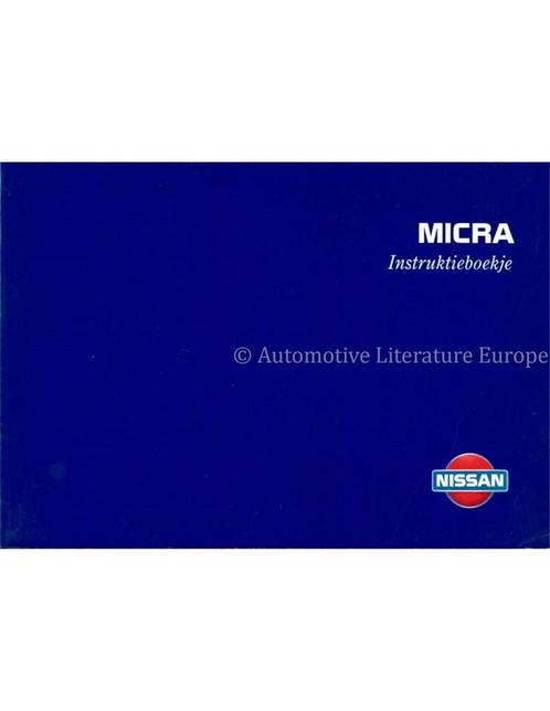 1997 NISSAN MICRA INSTRUCTIEBOEKJE NEDERLANDS, Autos : Divers, Modes d'emploi & Notices d'utilisation