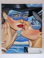 Elena Khmeleva (1966) - Les amoureux. Hommage à Magritte.