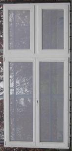 sipo houten terrasraam , raam , chassis , venster 137 x 296, Doe-het-zelf en Bouw, Raamkozijnen en Schuifdeuren, Nieuw, Deurkozijn