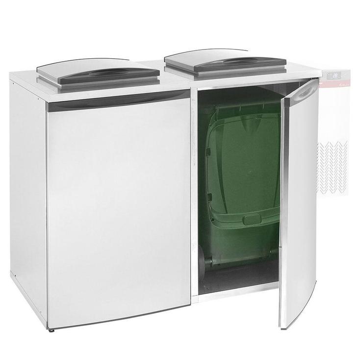 Afvalbakkoeler | REFRIBOX | Dubbel (2x 240L-Container) |, Zakelijke goederen, Horeca | Keukenapparatuur, Nieuw in verpakking, Verzenden