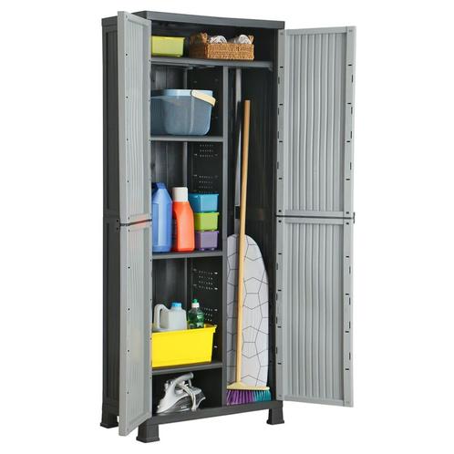 vidaXL Opbergkast 68x39x171,5 cm kunststof, Huis en Inrichting, Kasten | Overige, Nieuw, Verzenden