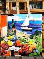 Bondero - Sunny day in Santorini, Antiek en Kunst