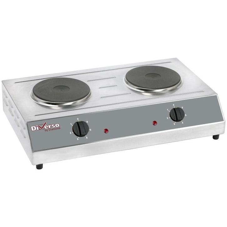 Tafelfornuis | 2 Platen (Ø190mm) | 3kW | 650x400x155(h)mm, Zakelijke goederen, Horeca | Keukenapparatuur, Nieuw in verpakking