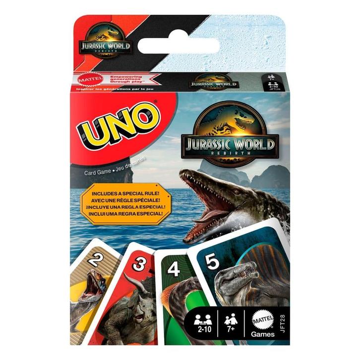 Jurassic World Uno Kaartspel, Hobby en Vrije tijd, Gezelschapsspellen | Kaartspellen, Nieuw, Ophalen of Verzenden