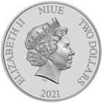 Niue. 2 Dollars 2021 1 oz $2 NZD Niue Silver The Black Pearl