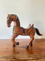 sculptuur, Paard in dressuur - 39 cm - Hout