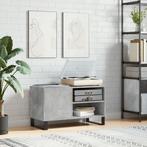 vidaXL Platenkast 85x38x48 cm bewerkt hout betongrijs, Huis en Inrichting, Verzenden, Nieuw