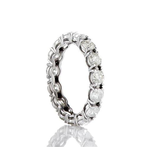 Sans Prix de Réserve - Bague - 14 carats Or blanc - 10.92ct., Handtassen en Accessoires, Ringen