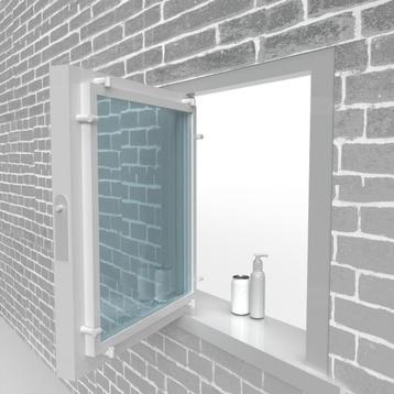 Aluminium voorzetraam 33.2 enkel glas gelaagd, Doe-het-zelf en Bouw, Glas en Ramen, Verzenden, Nieuw
