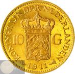 Nederland. Wilhelmina. 10 Gulden of Gouden tientje 1911 in, Postzegels en Munten