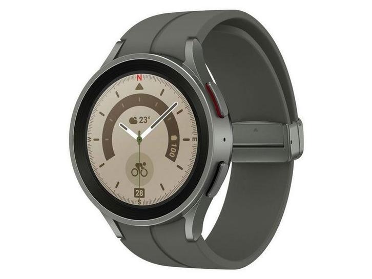 Samsung Galaxy Watch 5 Pro - Smartwatch - 1,4 inch AMOLED -, Handtassen en Accessoires, Smartwatches, Zo goed als nieuw, Verzenden