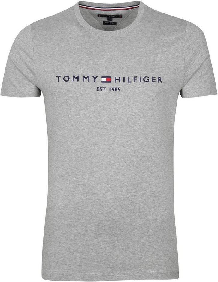 Tommy Hilfiger Logo T-shirt Grijs maat Maat 52/54 (L) Heren, Kleding | Heren, T-shirts, Grijs, Nieuw, Maat 52/54 (L), Verzenden