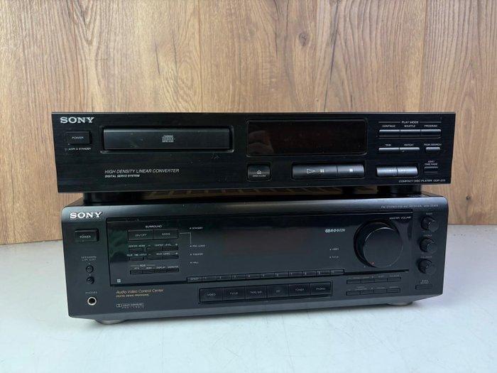 Sony - STR-DE405 Receiver + CDP-213 CD Player Stereoset, Audio, Tv en Foto, Radio's