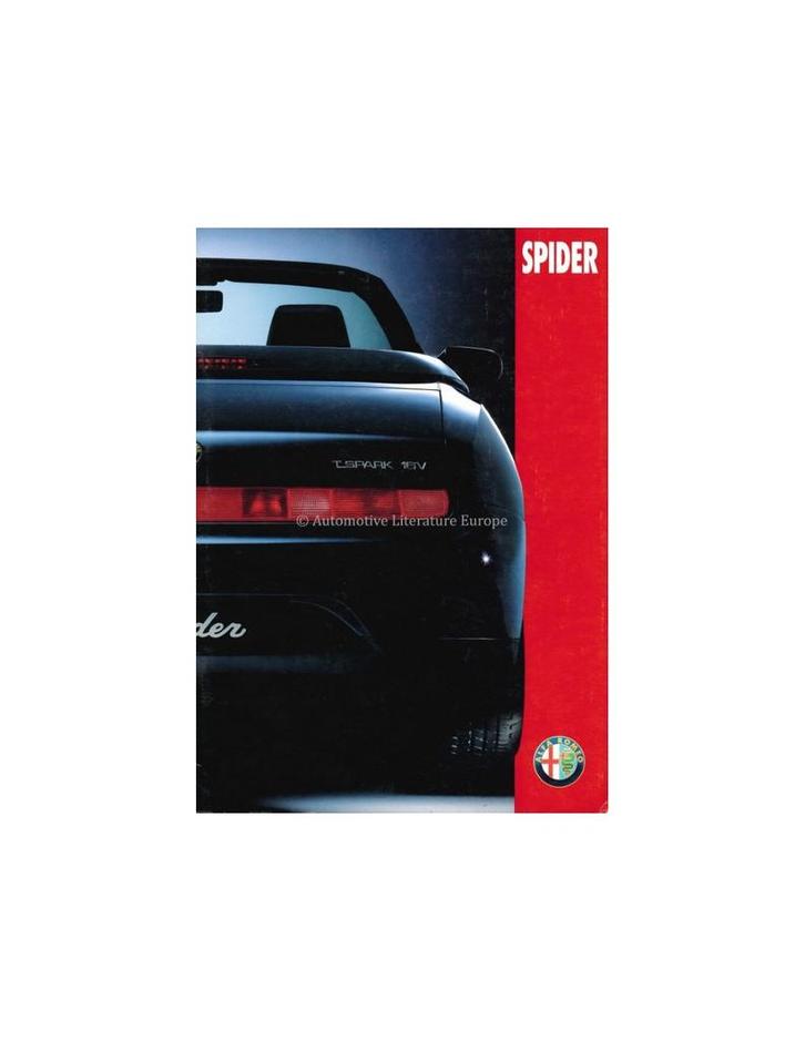 1995 ALFA ROMEO SPIDER BROCHURE ITALIAANS, Boeken, Auto's | Folders en Tijdschriften, Ophalen of Verzenden