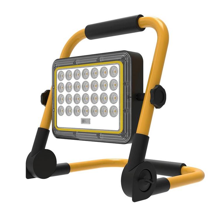 Led Accu Floodlight werklamp 800 Lumen, Tuin en Terras, Buitenverlichting, Nieuw, Led, Netvoeding, Verzenden