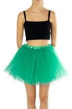 KIMU® Tutu Turquoise Tule Rokje L XL XXL Blauw Groen Pettico, Ophalen of Verzenden