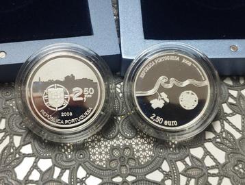 Portugal. 2 1/2 Euro 2008 UNESCO (2 monete) Proof  (Zonder, Postzegels en Munten, Munten | Europa | Euromunten