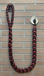 Lederen honden riem Red/black, Ophalen of Verzenden, Nieuw