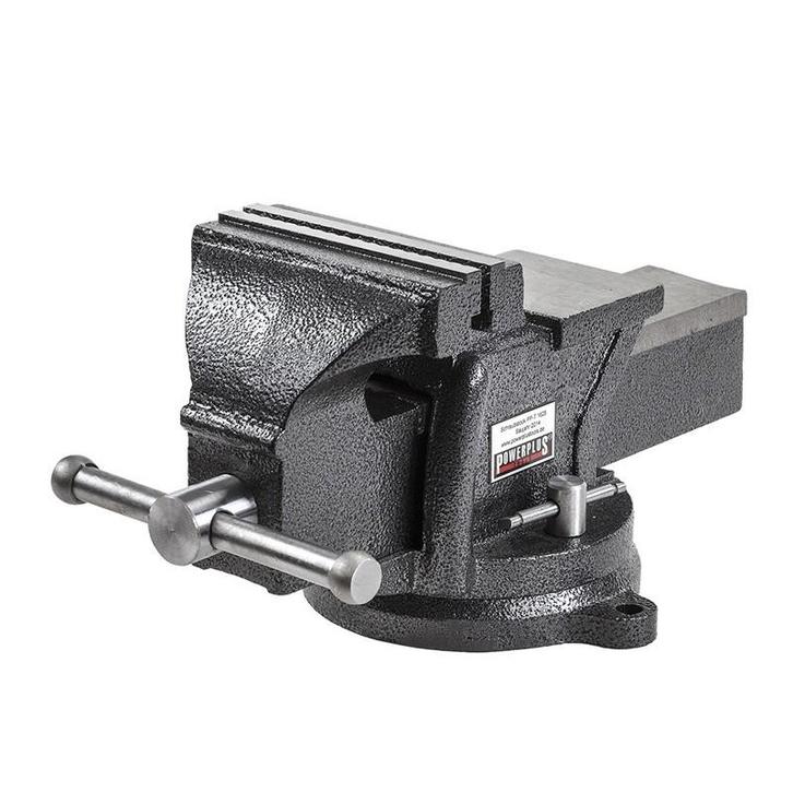 Professionele bankschroef 150 mm. draaibare uitvoering met, Doe-het-zelf en Bouw, Werkbanken, Ophalen of Verzenden