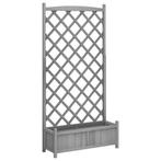 Plantenbak Hout Grijs | Tuin Make-over | Retour Deal | 55%, Tuin en Terras, Verzenden, Nieuw, 60 tot 100 cm, 60 cm of meer